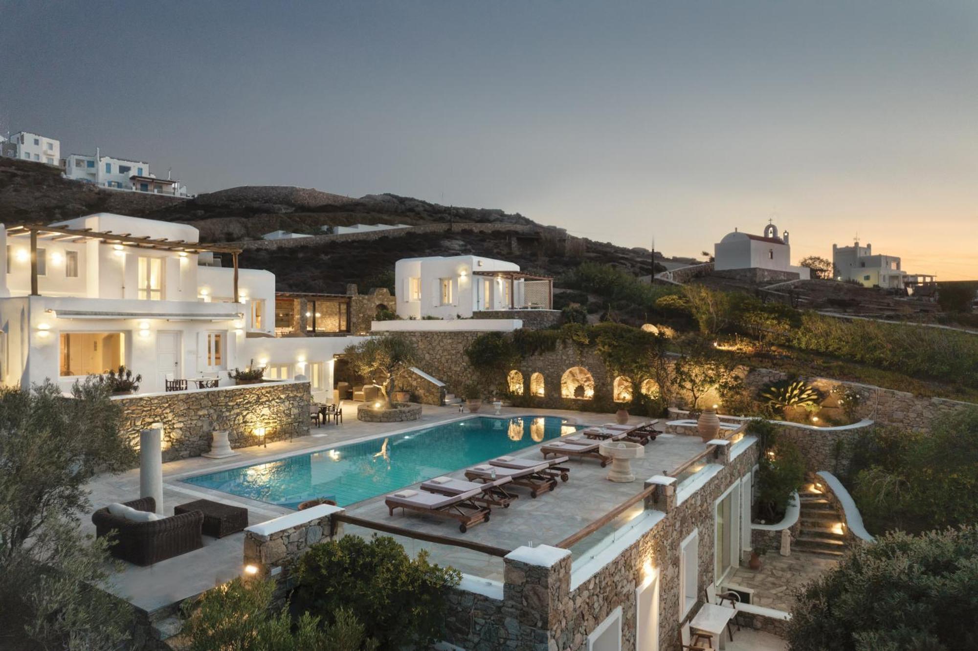 Villa Galaxy Ftelia Beach المظهر الخارجي الصورة